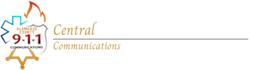 Alamance County Central Communications / 911 Header Logo